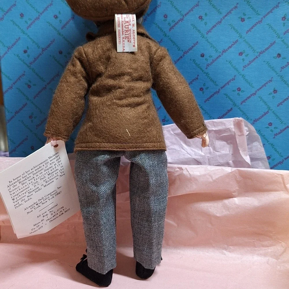 Madame Alexander Laurie Doll 1325 Little Women Vintage 1970s Storybook Brown Box